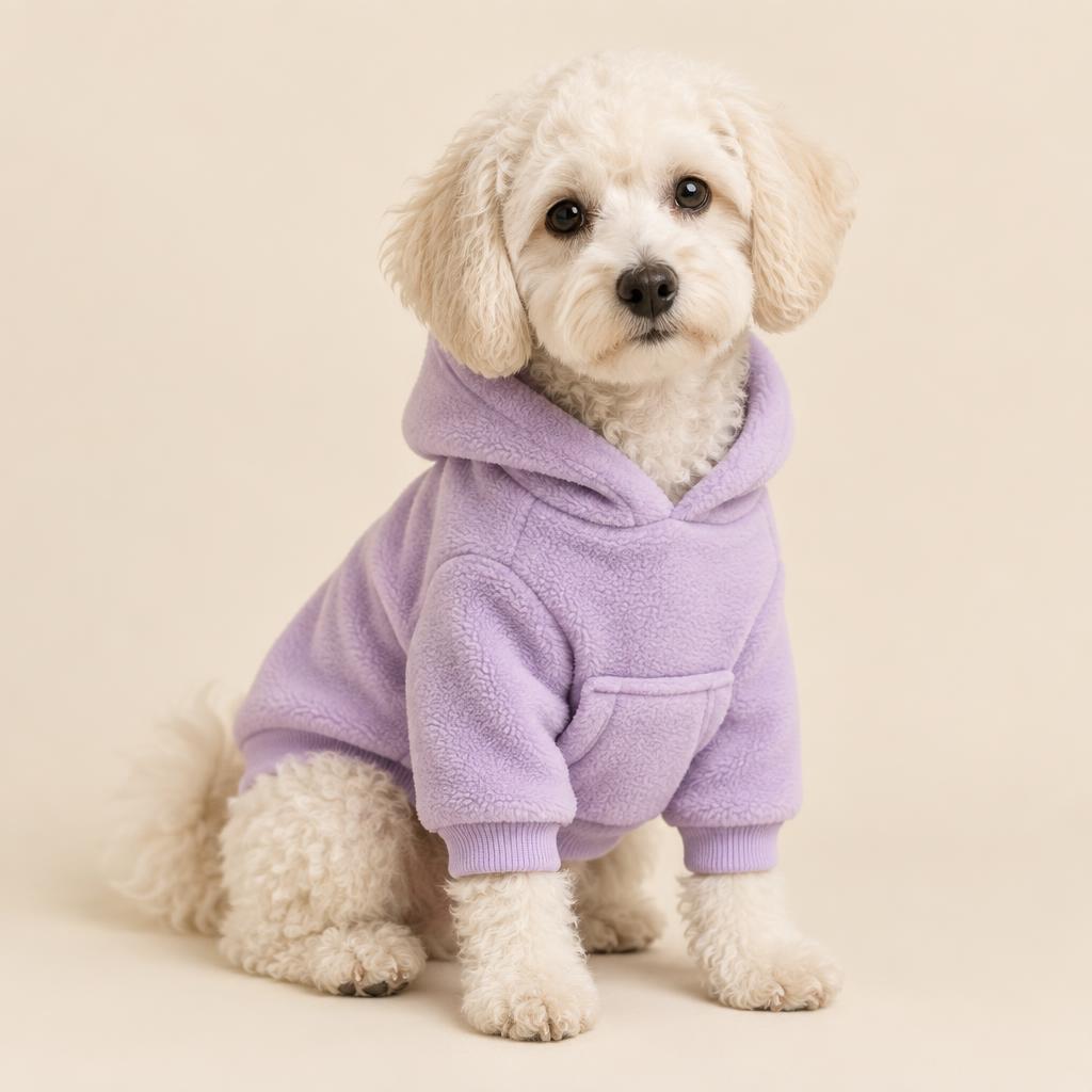 Lilac Fleece Hoodie