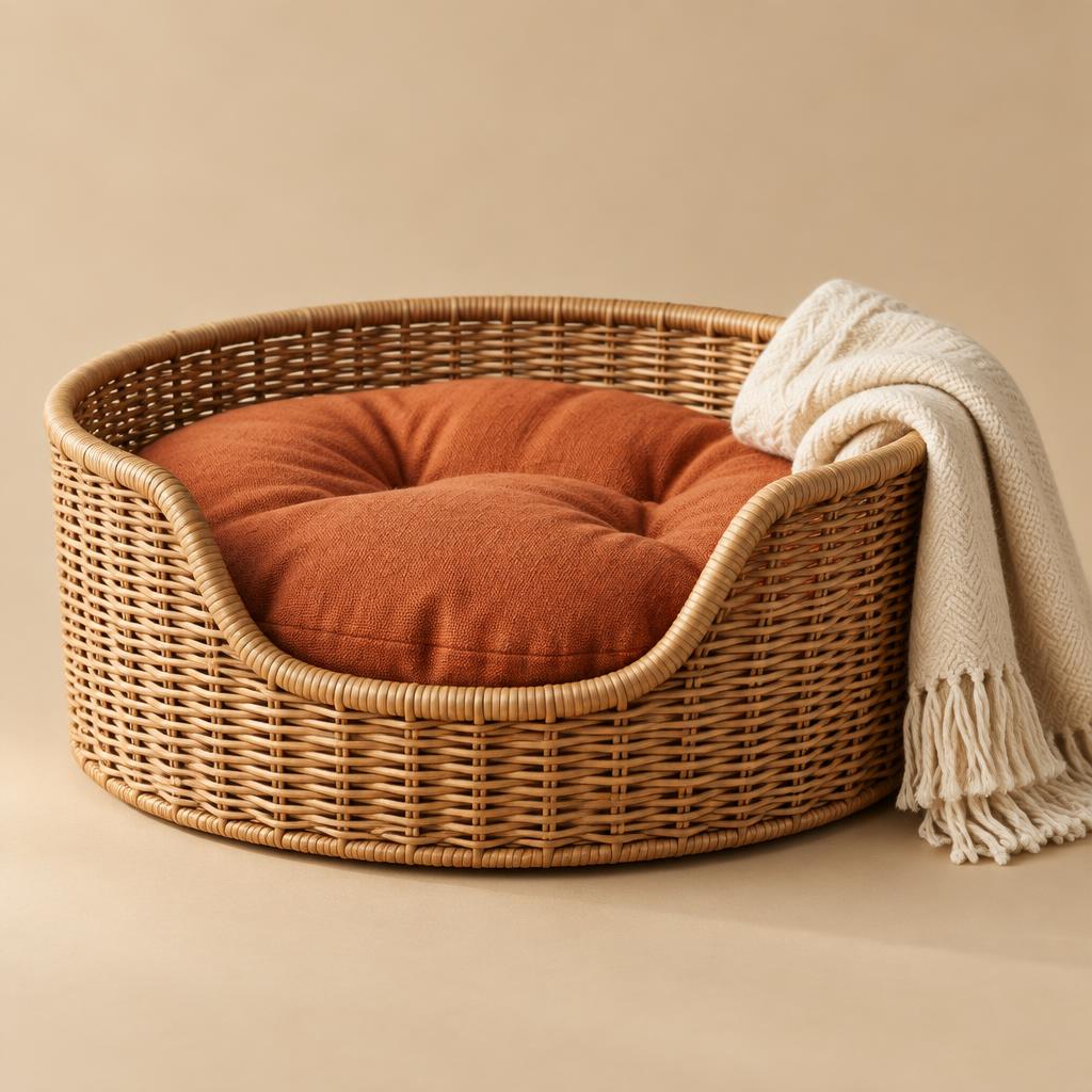 Terracotta Basket Bed